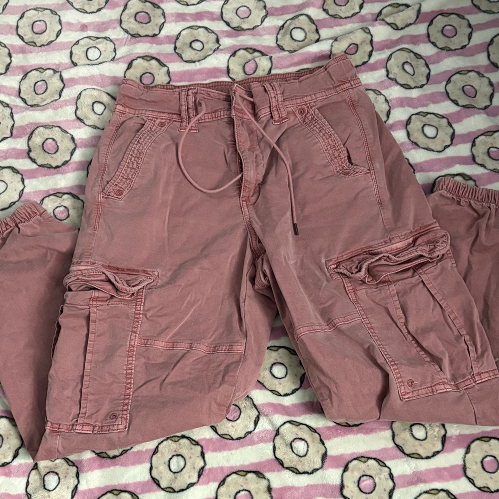 American Eagle Outfitters Pink Cargo Pants